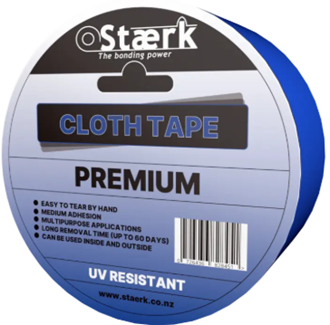 STAERK 24MM X 30M CLOTH TAPE - BLUE
